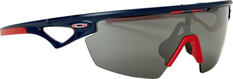 Oakley Sphaera Team USA Sunglasses Matte NavyPrizm Black