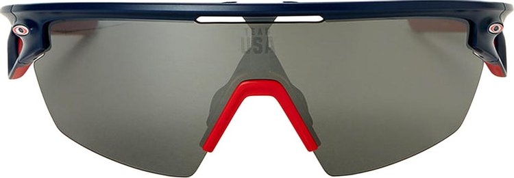 Oakley Sphaera Team USA Sunglasses Matte NavyPrizm Black