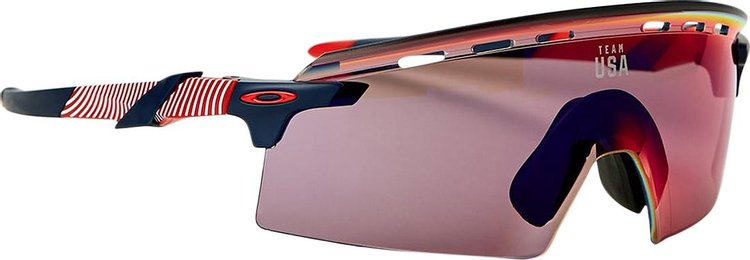 Oakley Encoder Strike Team USA Sunglasses Matte NavyPrizm Road