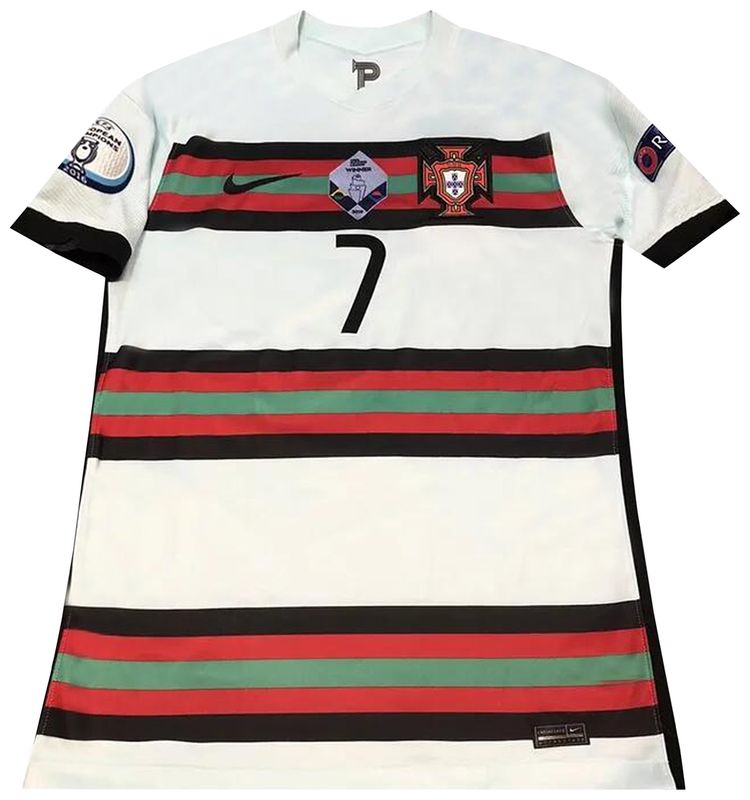 Nike Portugal UEFA Euro Away Jersey 7 Ronaldo TealMulticolor