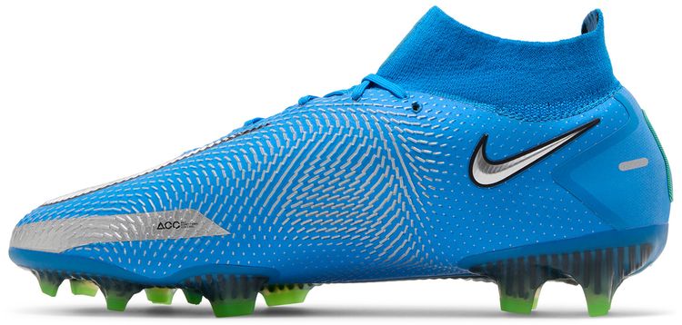 Nike Phantom GT Elite DF FG Photo Blue Metallic Silver