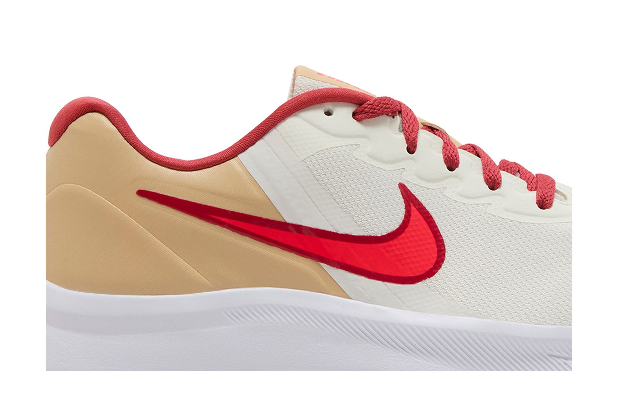 Buy Nike Star Runner 3 GS 'Sail Bright Crimson' - DA2776 101 | GOAT