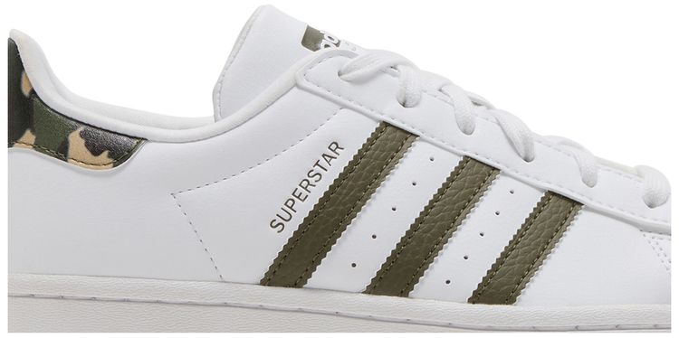 Adidas Superstar Big Kid White Camo