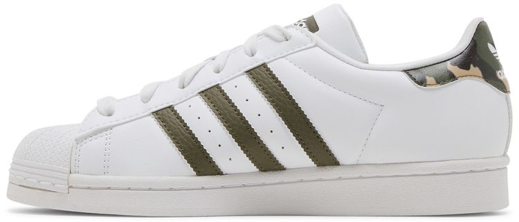 Adidas Superstar Big Kid White Camo