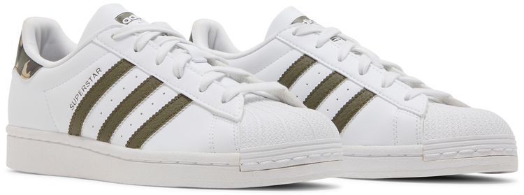 Adidas Superstar Big Kid White Camo