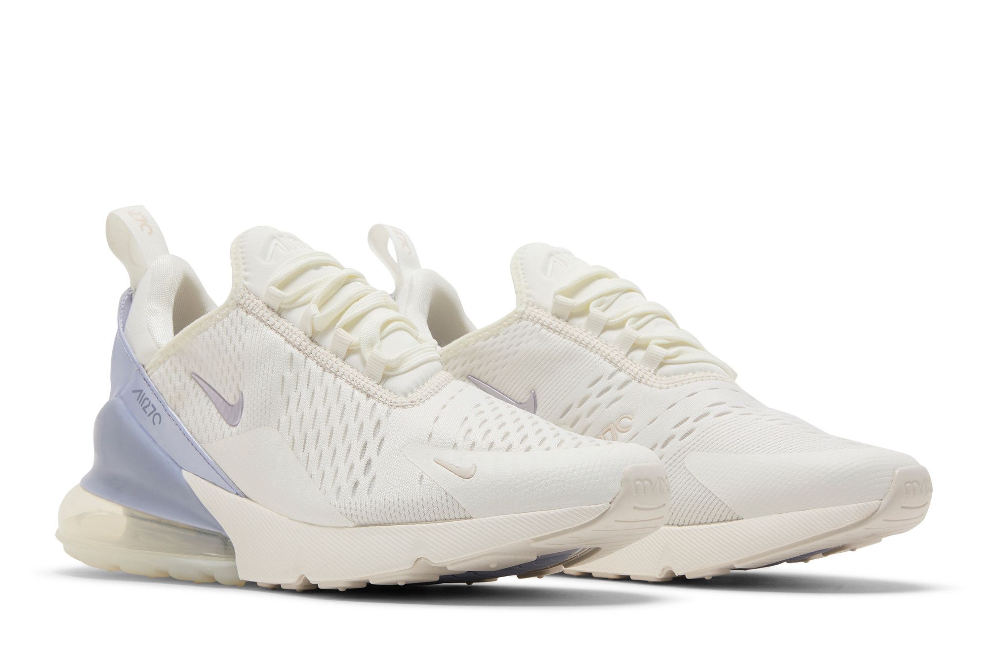 purple and white air max 270