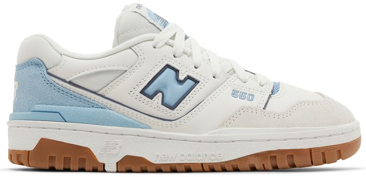 New Balance 550 Big Kid White Blue Gum