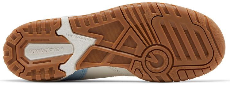 New Balance 550 Big Kid White Blue Gum