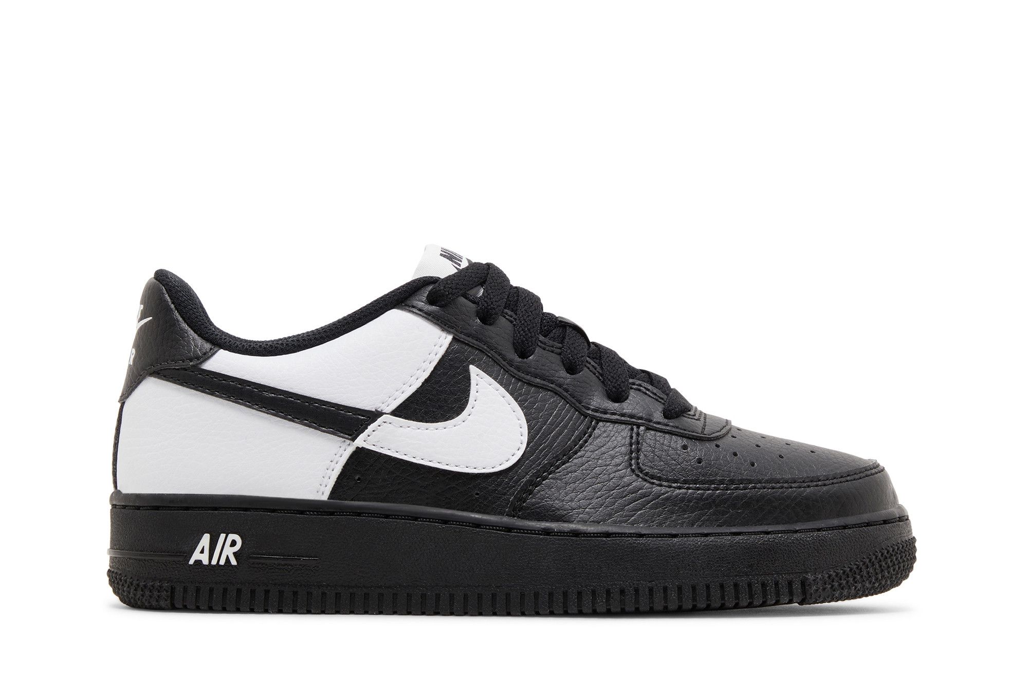 Black and white air force ones split cheap