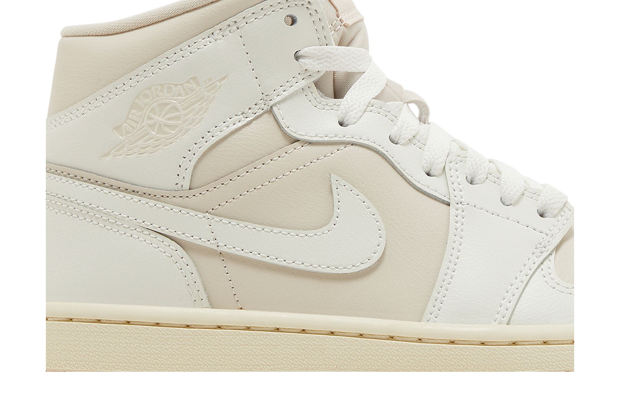 air jordan 1 mid light cream