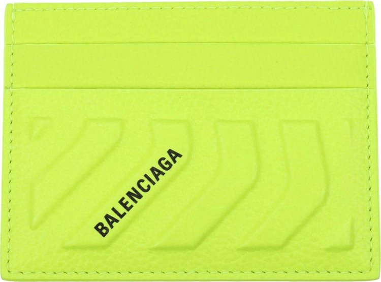 Balenciaga Car Card Holder Bright Green