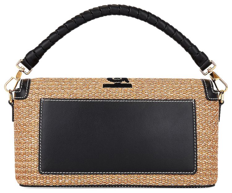 Burberry Freya Crossbody Bag Natural Black