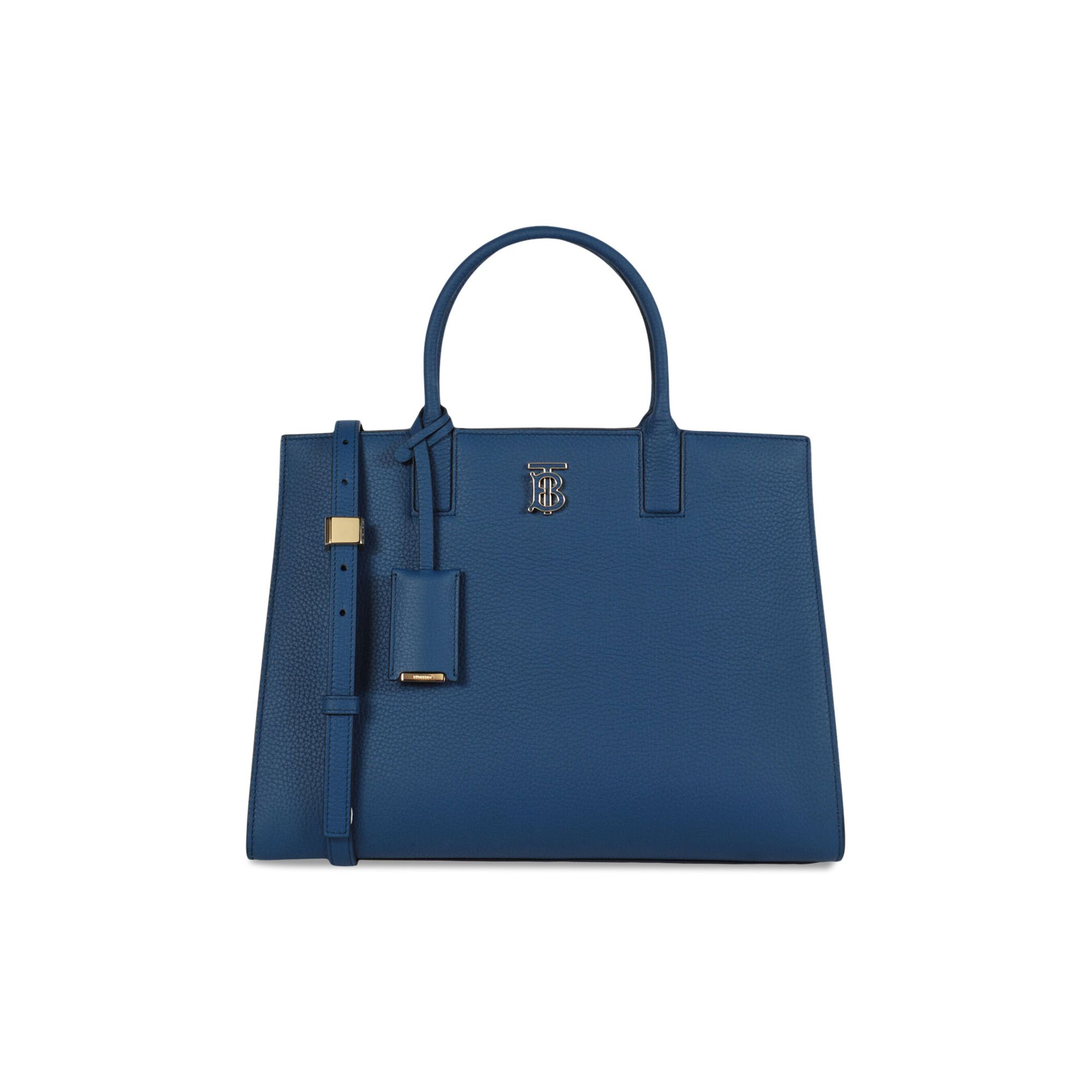 Navy burberry bag deals