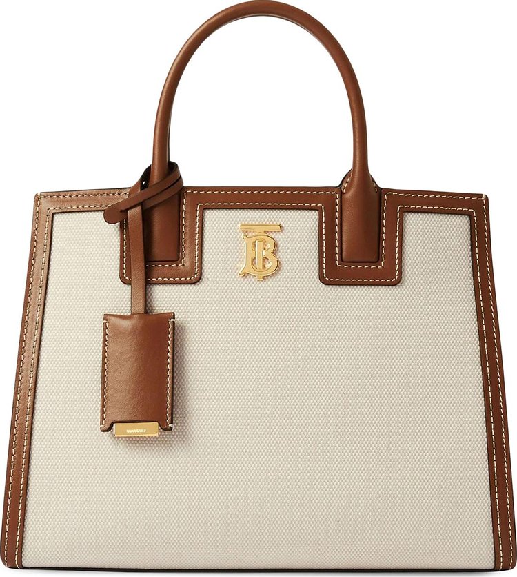 Burberry Mini Frances Tote Bag Brown