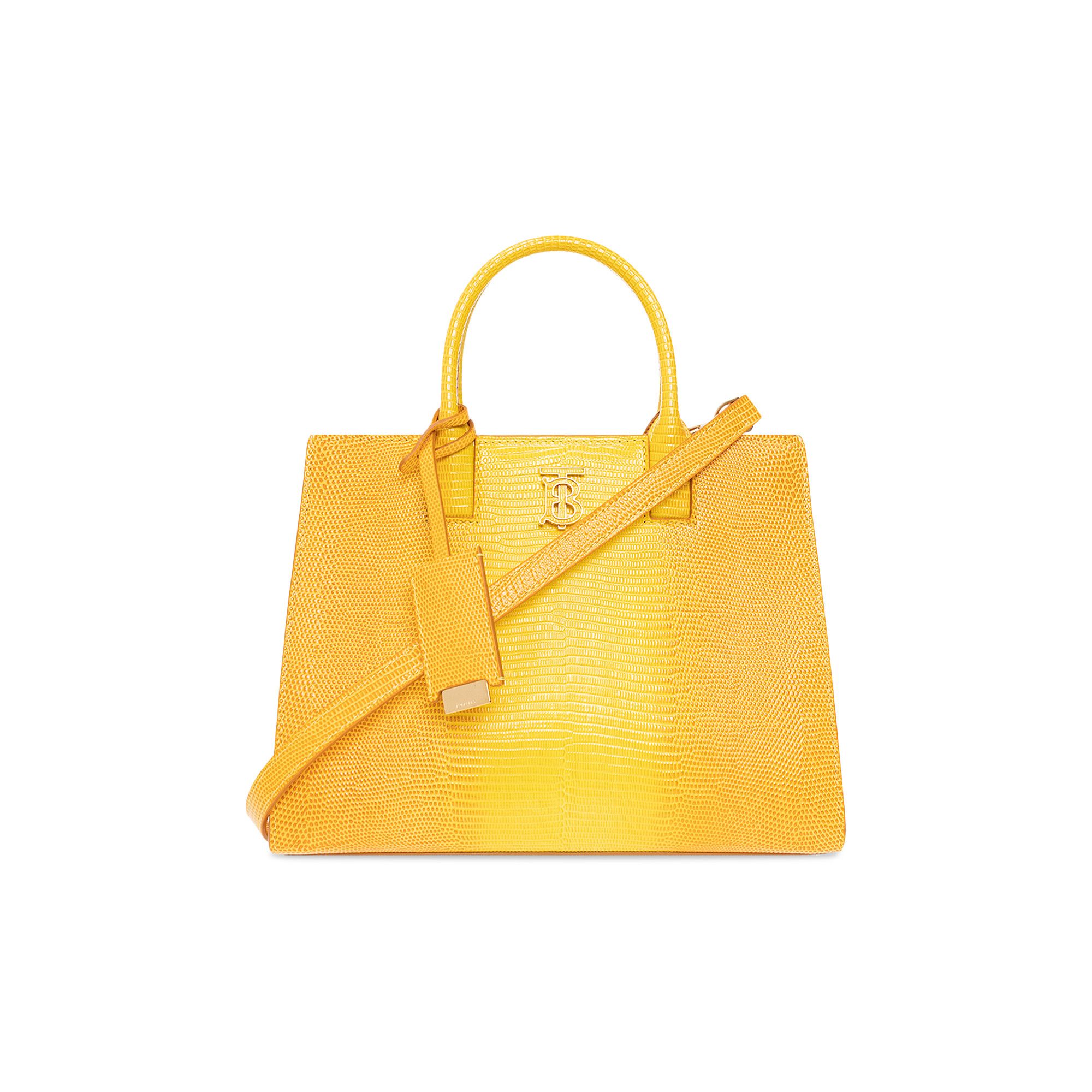 Buy Burberry Mini Frances Embossed Tote Yellow 8066212 GOAT