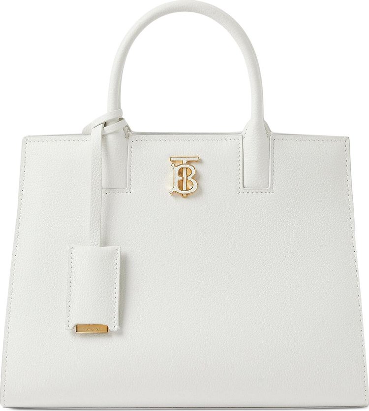 Burberry Mini Frances Tote Bag White