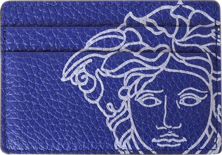 Versace Medusa Card Holder Blue