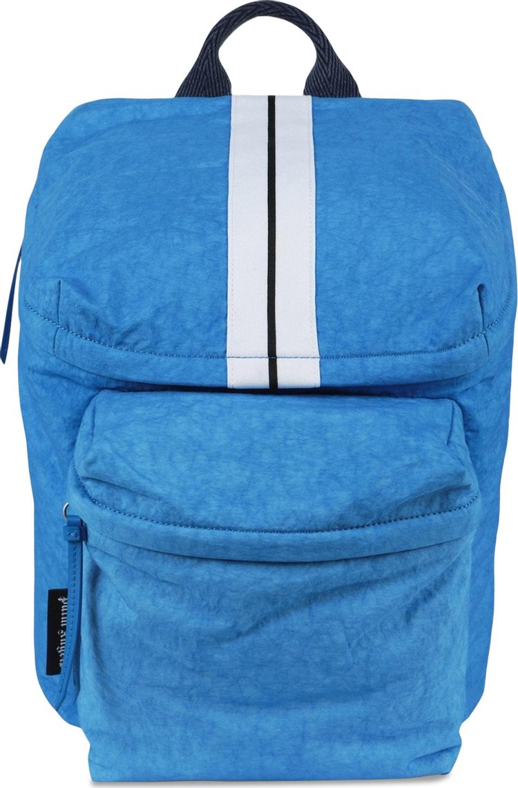 Palm Angels Striped Backpack Blue