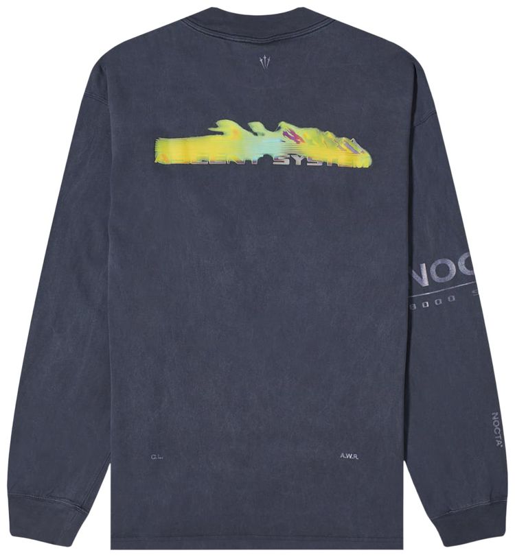 Nike x NOCTA NRG Long Sleeve Mock Neck T Shirt Dark Obsidian