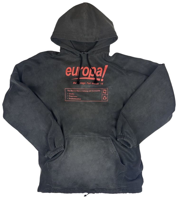 Balenciaga Europa Hoodie Black