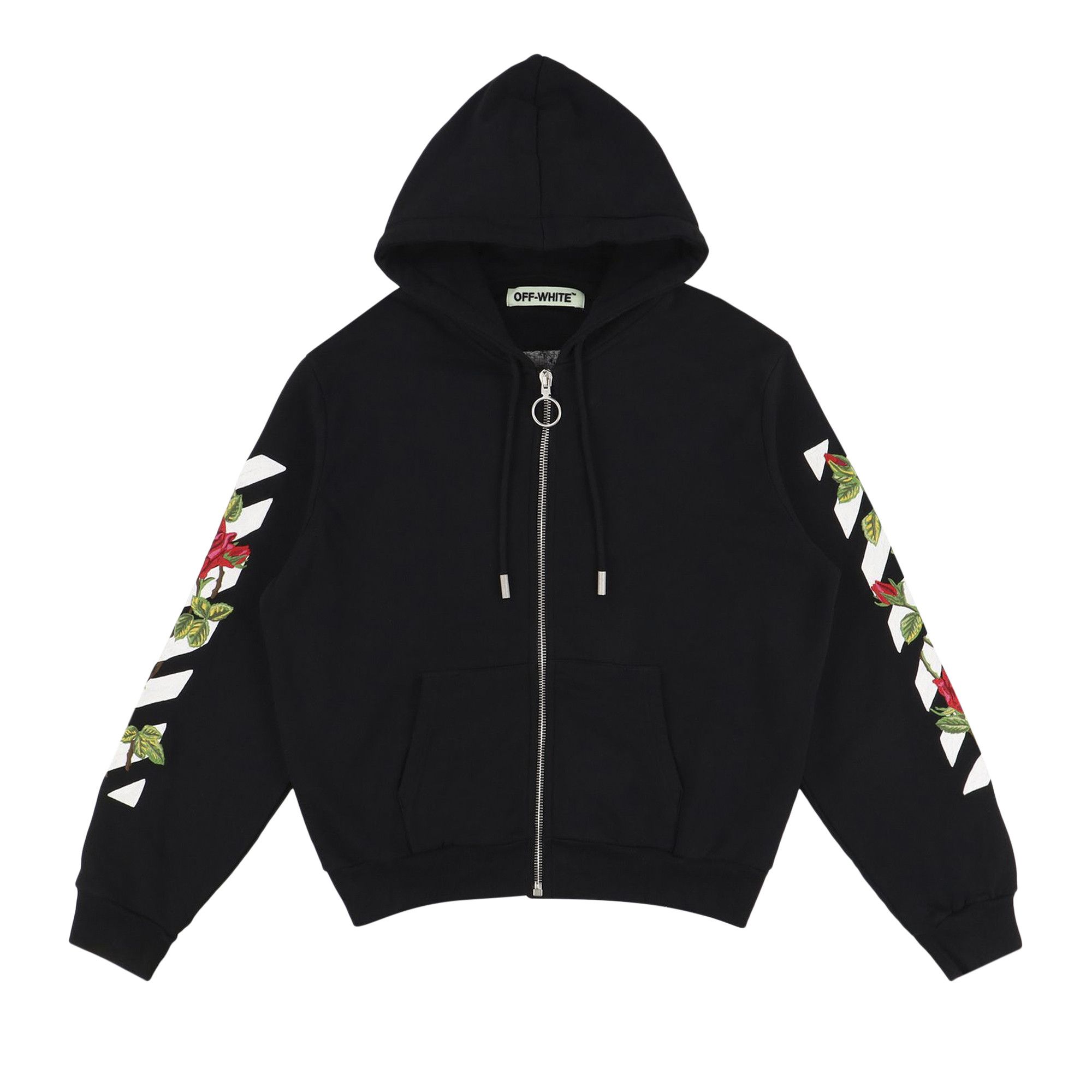 Buy Off White Roses Hoodie Black Multicolor OWBB011F161921281088 GOAT