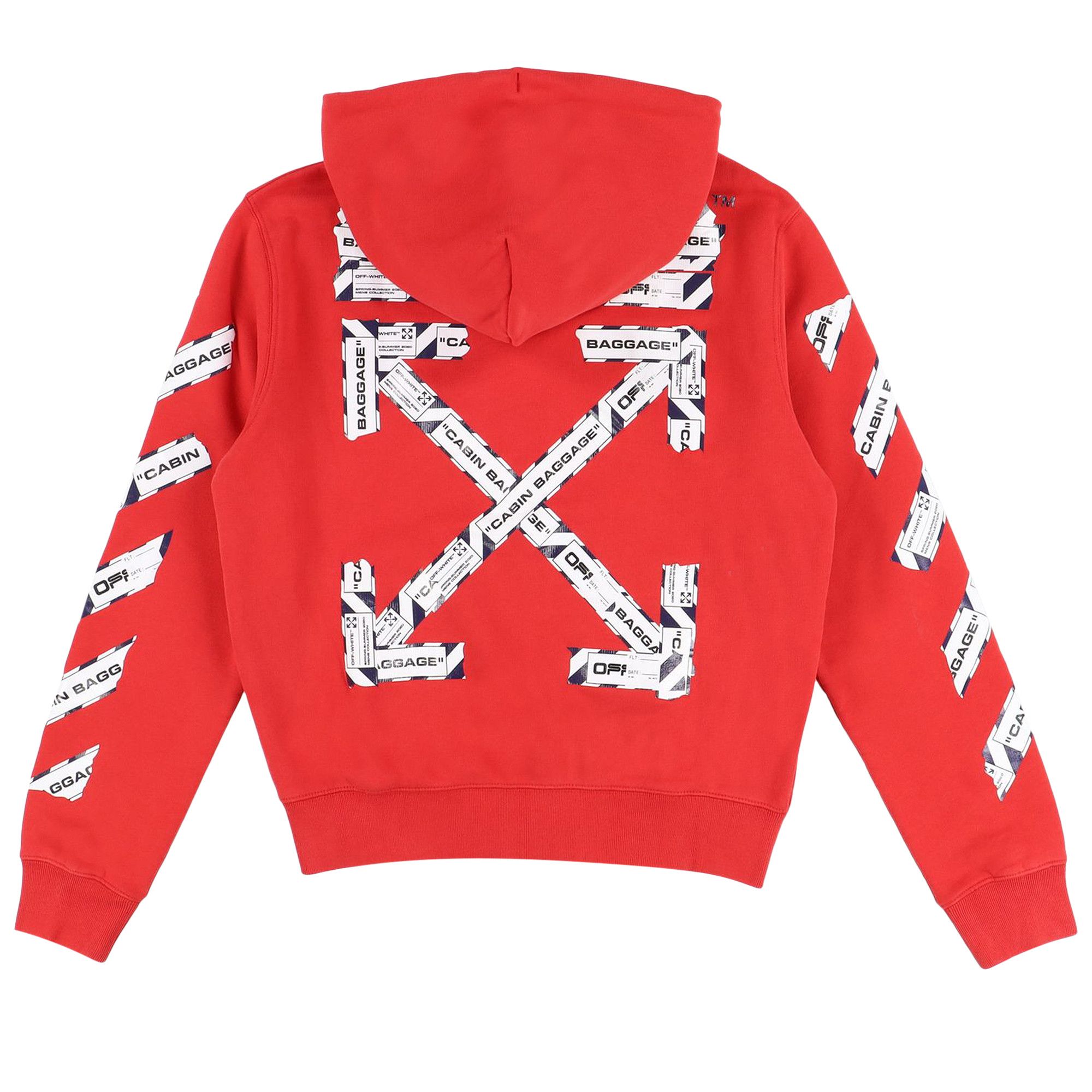 Off white tape arrows zip hoodie deals