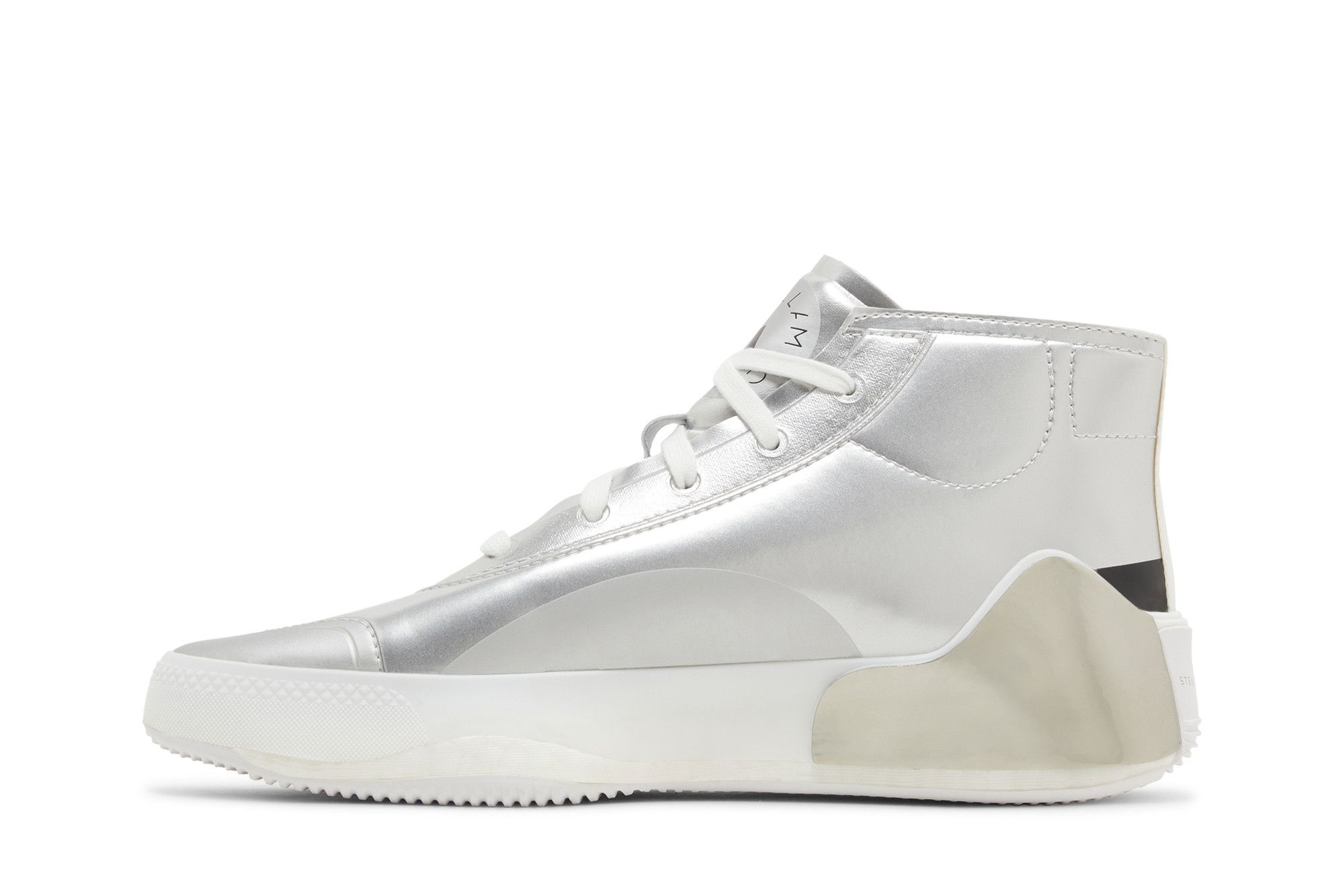 Silver stella mccartney shoes cheap