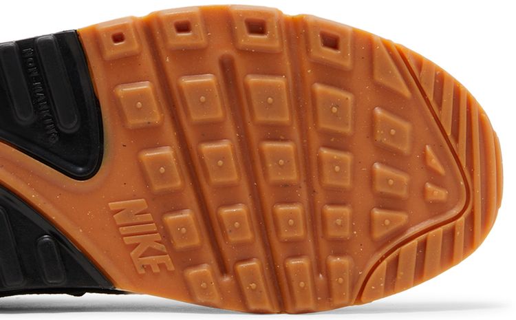 Nike Air Max 90 Leather GS Black Team Red