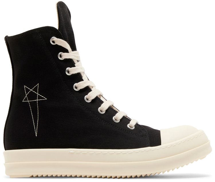 Rick Owens Wmns Lido DRKSHDW Pentagram High Black Milk