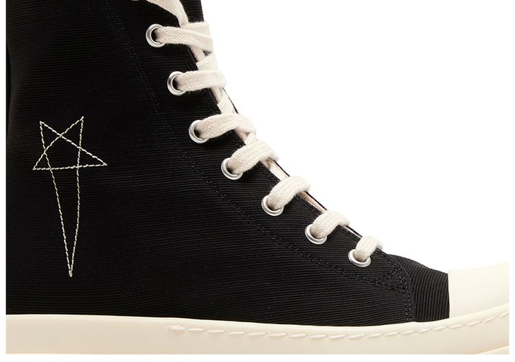 Rick Owens Wmns Lido DRKSHDW Pentagram High Black Milk