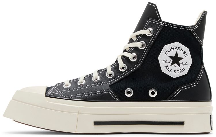 Converse Wmns Chuck 70 De Luxe Squared High Black Egret