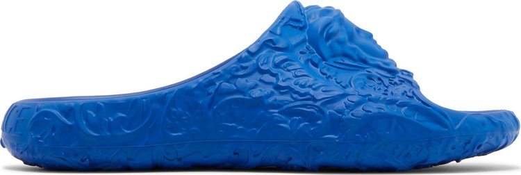 Versace Dimension Pool Slide Royal Blue