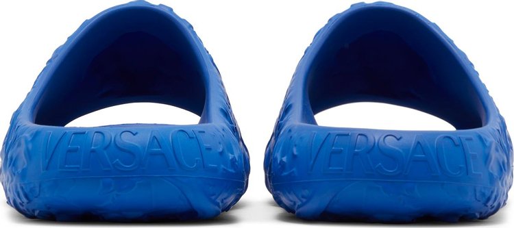 Versace Dimension Pool Slide Royal Blue