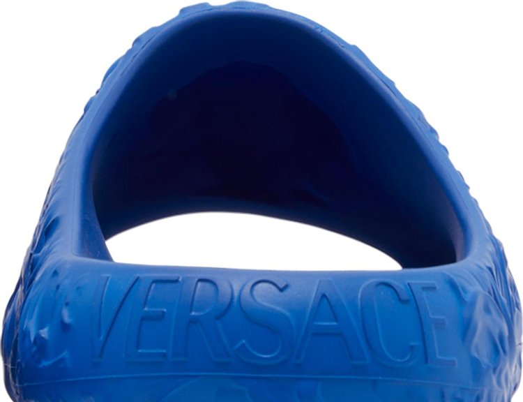 Versace Dimension Pool Slide Royal Blue