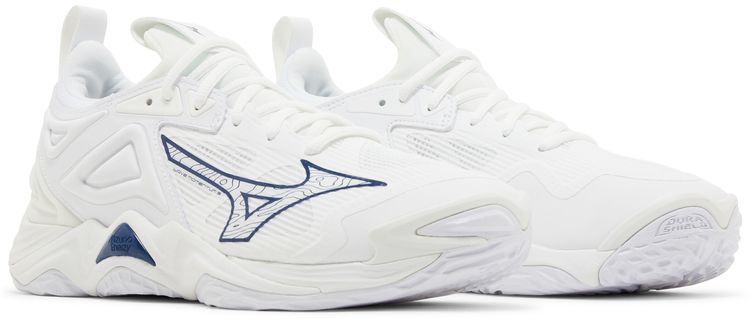 Mizuno Wmns Wave Momentum 3 White Navy