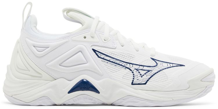 Mizuno Wmns Wave Momentum 3 White Navy