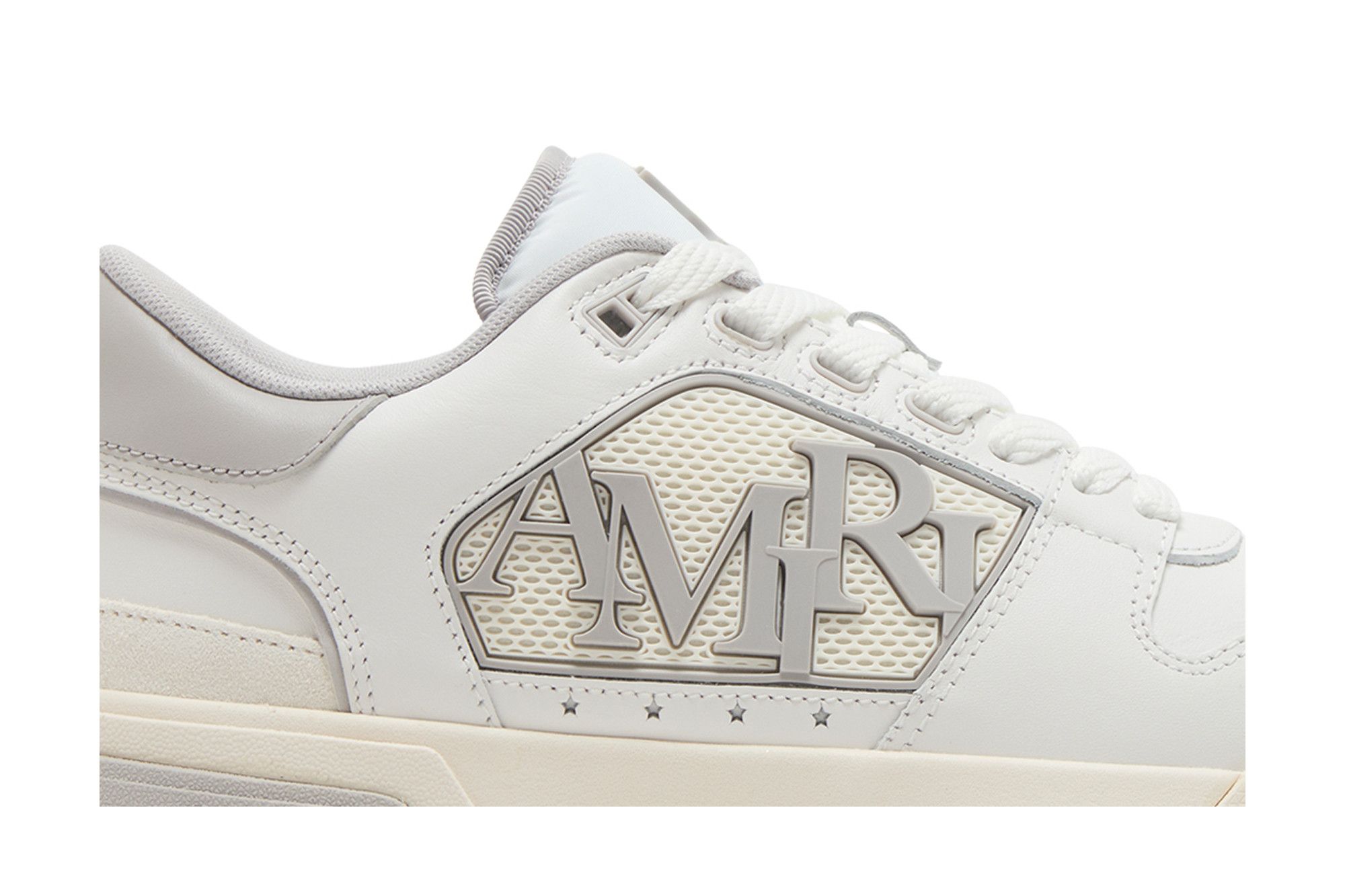 スニーカー AMIRI Classic Low Sneakers - Amiri - Leather - White AMIRI - Classic Low Logo-Appliquéd Suede and Rubber-Trimmed