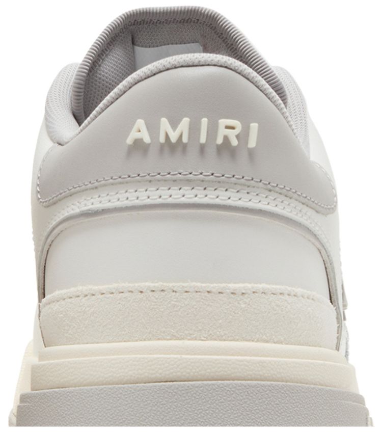 Amiri Classic Low White Grey