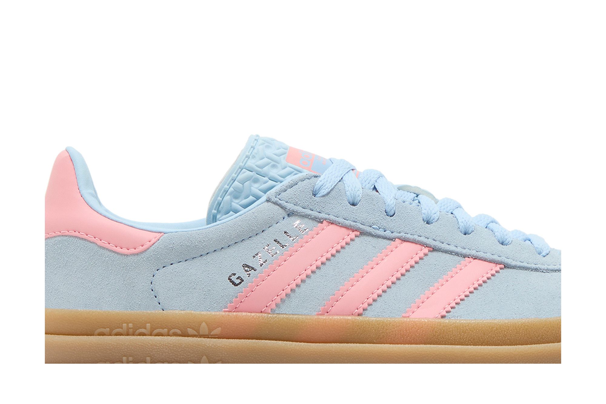 スニーカー Adidas Gazelle Bold Clear Sky Color Womens adidas Gazelle Bold Athletic Shoe - Clear Sky / Cream