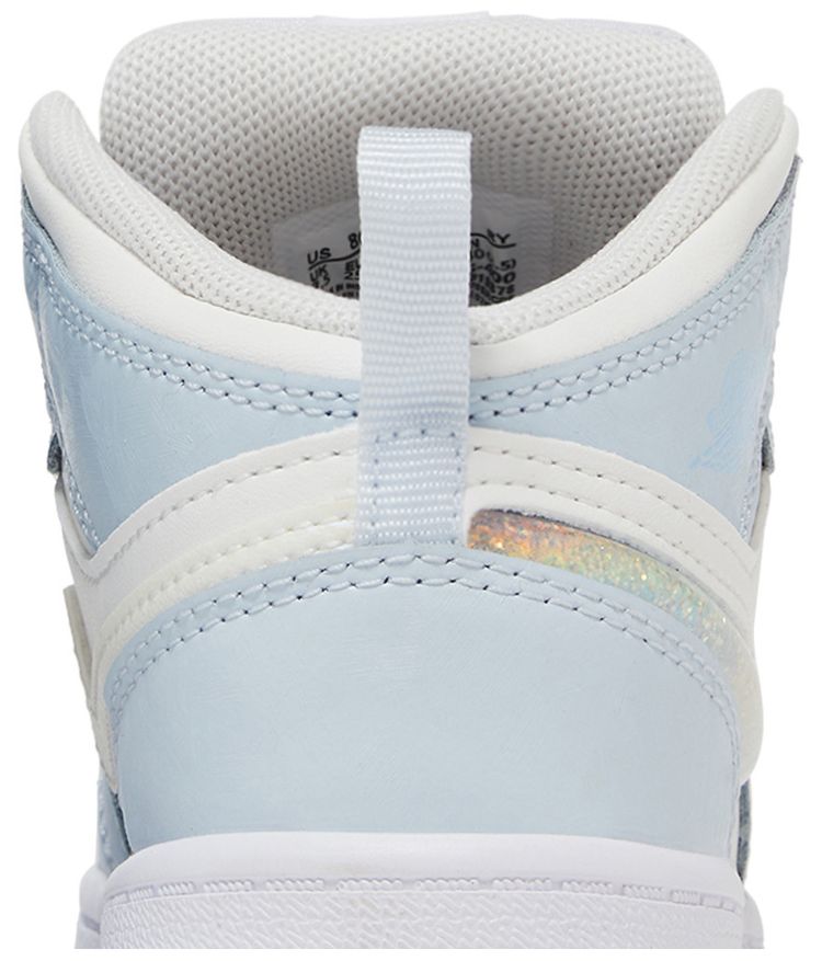 Air Jordan 1 Mid SE TD Glitter Swoosh