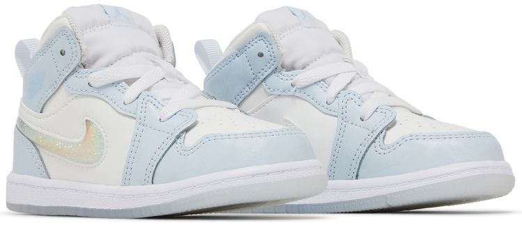 Air Jordan 1 Mid SE TD Glitter Swoosh