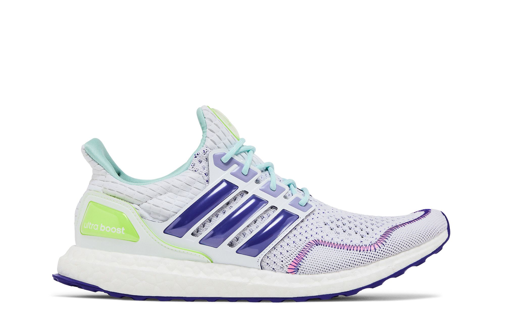Ultra boost white blue cheap