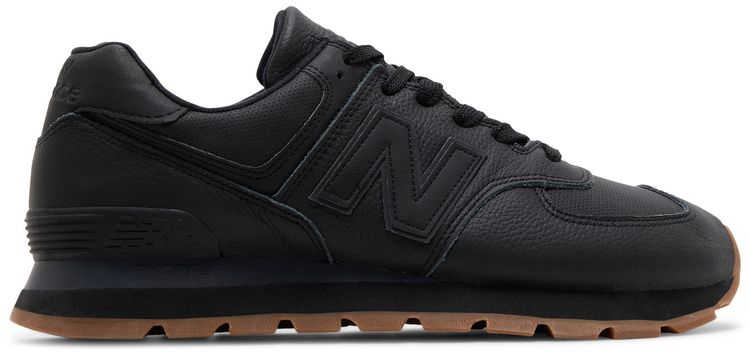 New Balance 574 Black Phantom Gum