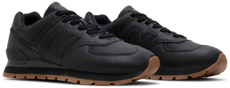 New Balance 574 Black Phantom Gum