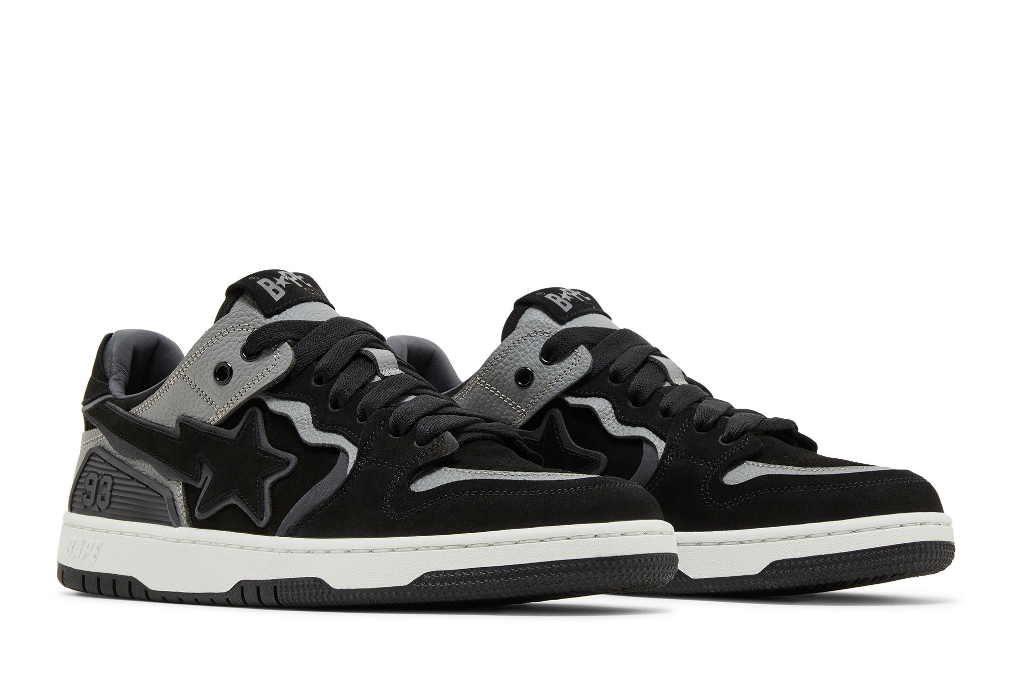 Buy BAPE Sk8 Sta #6 'Black' - 1K30191313 BLK | GOAT