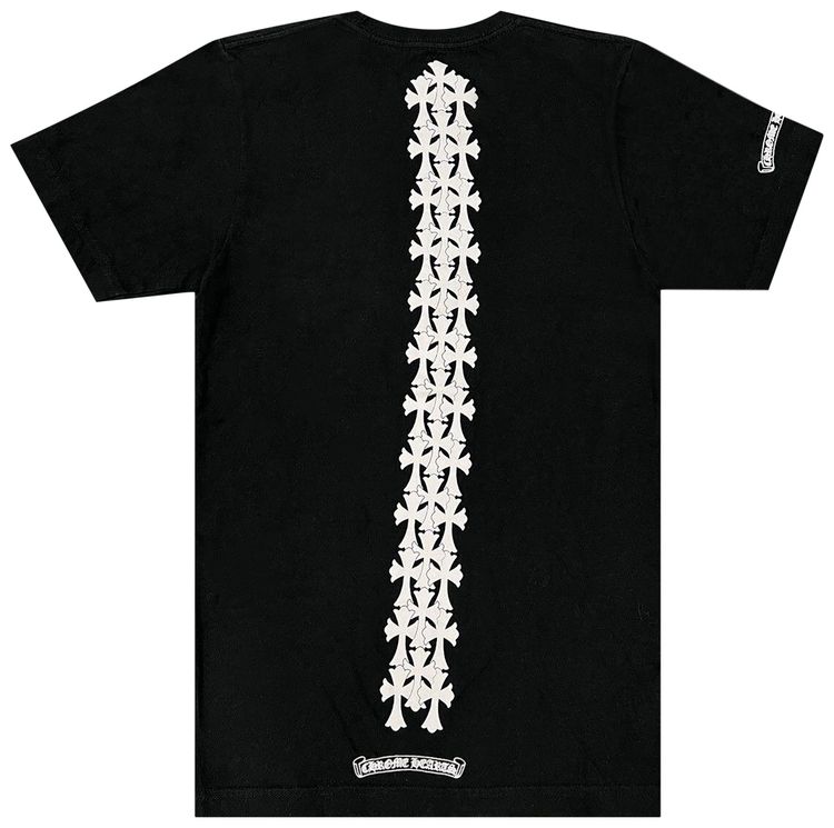Chrome Hearts Cross Tire Tracks Pocket T Shirt Black