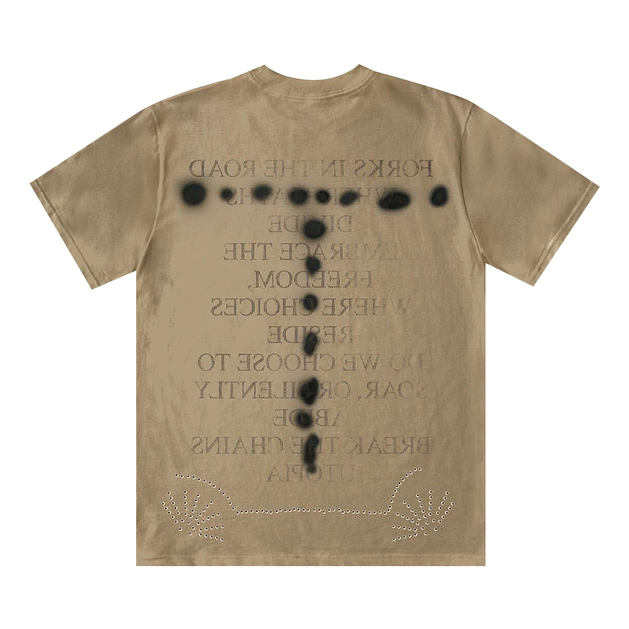 トップス CACTUSJACK Travis Scott Sprayed Shirt Travis Scott Cactus Jack Sprayed Shirt Multicolor Men's
