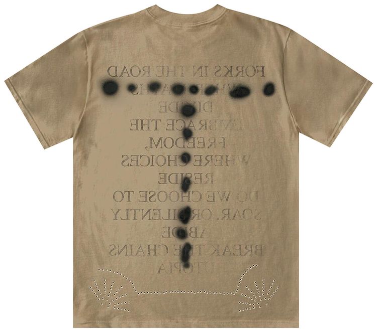 Cactus Jack by Travis Scott Sprayed Short Sleeve Tee Multicolor