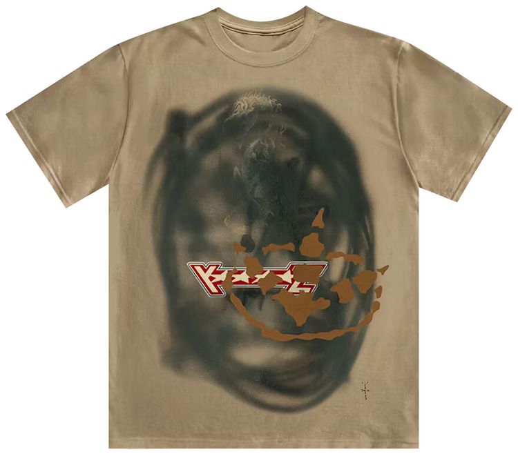 Cactus Jack by Travis Scott Sprayed Short Sleeve Tee Multicolor