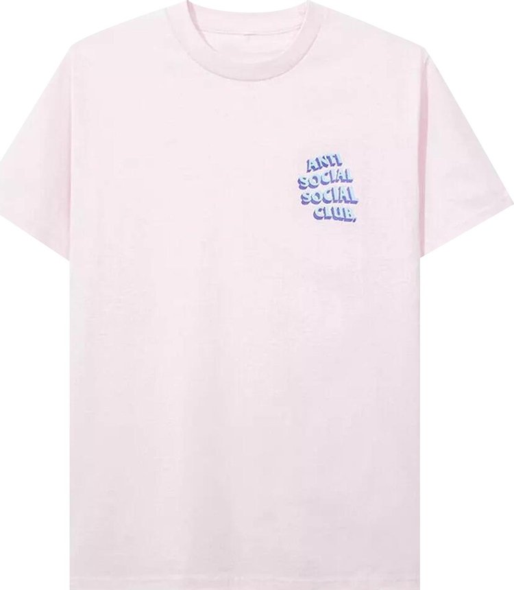 Anti Social Social Club Popcorn Tee Pale Pink